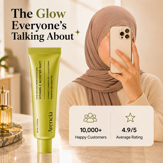 Vitamin C Booster Shot, Glow-Enhancing Moisturizer with Vitamin C, Glutathione for Radiant, Glass Skin, Fades Dark Spots | 1.01 fl oz